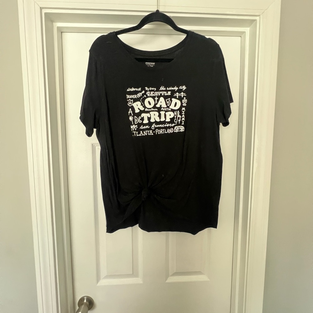 Old Navy Black Everywear T-Shirt